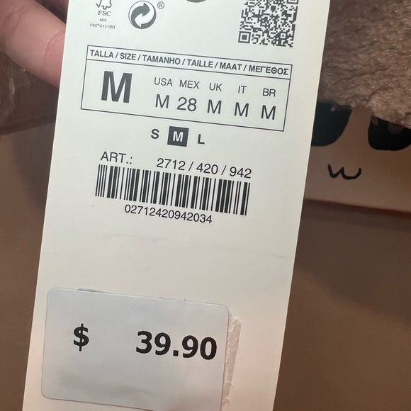 Zara Sequence Crop Top NYE - Picture 6 of 9